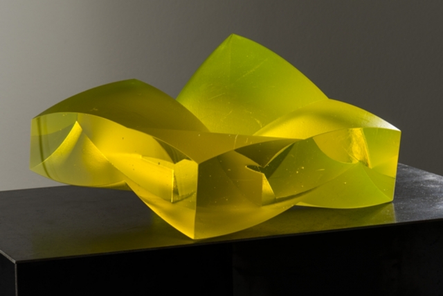 glass art Yellow Torso